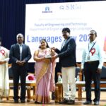 Playback singer Chitra interacts with SRMIST students Third Edition of Languages Day 2025 held with Grandeur